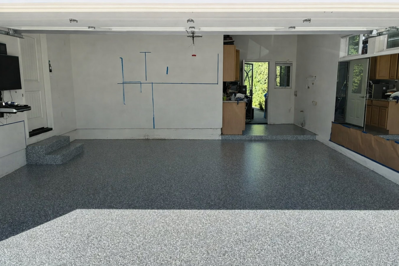 Concrete floor installation